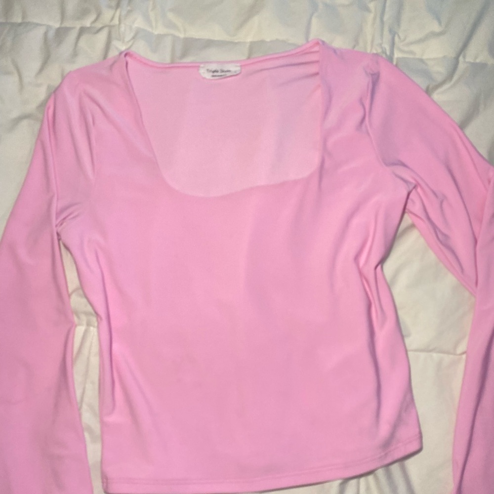 Pink Long Sleeve Women's Top